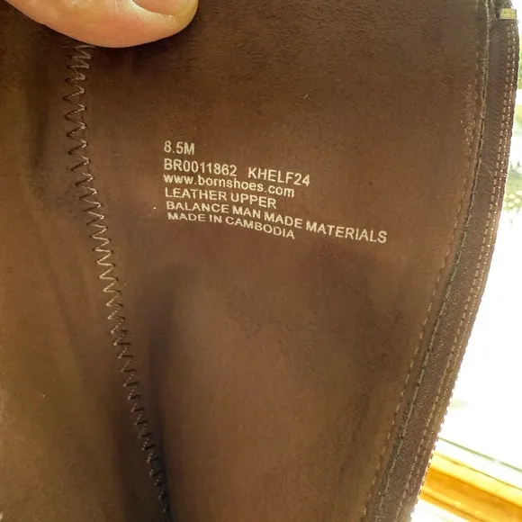 Born Brown Leather Knee-High Boots