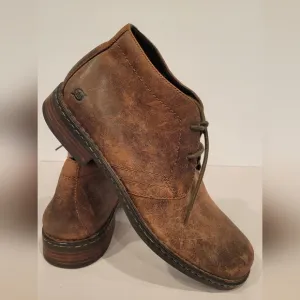 Born Harrison Chukka Brown Distressed Leather Boots Mens Shoe Size 11