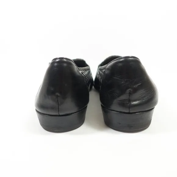 Bragano by Cole Haan Italy Made Woven Leather Tassel Loafer Shoes - Mens Size 10