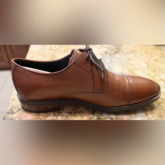 Brand New Mens Leather Cole Haan Lenox Hill Cap Toe Oxford Dress Shoes 8.5
