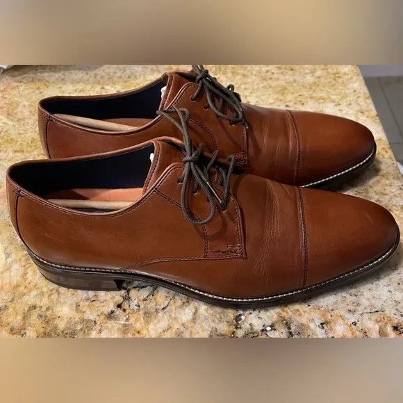Brand New Mens Leather Cole Haan Lenox Hill Cap Toe Oxford Dress Shoes 8.5