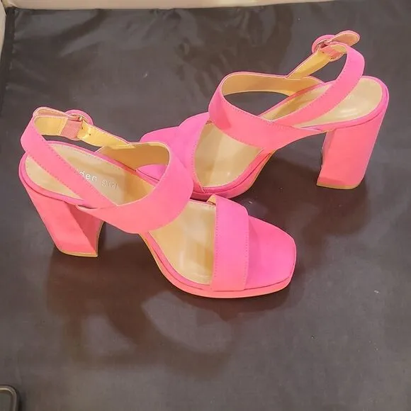BRAND NEW MADDEN GIRL MINE BLOCK HEEL OPEN-TOE PLATFORM SANDAL