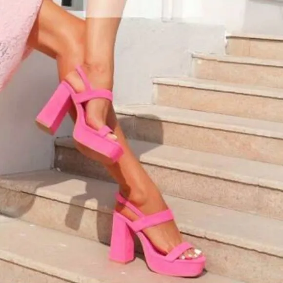 BRAND NEW MADDEN GIRL MINE BLOCK HEEL OPEN-TOE PLATFORM SANDAL