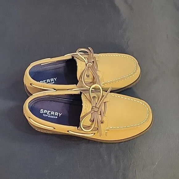 BRAND NEW SPERRY TOP-SIDER BIG KID'S AUTHENTIC ORIGINAL SLIP-ON BOAT SHOE