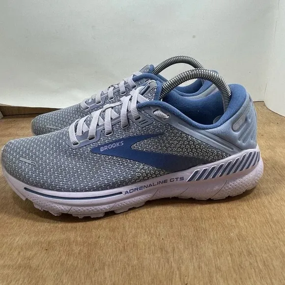 Brooks Adrenaline GTS 22 Women's Size 9.5 B Blue Pink Mesh Running Shoes