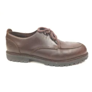 Brooks Brothers Antique Brown Leather Oxford Split Toe Dress Shoes Mens 11 M