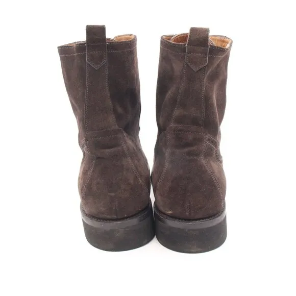 Brooks Brothers Suede Boots Men's Size 9.5 D US Chukka Boots Shoes Made in Italy