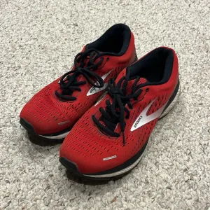 Brooks Ghost 13 Running Shoes Red Men's Sz 9 Activewear