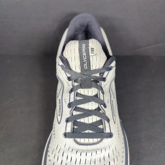 Brooks Glycerin 19 Women's Athletic Sneaker Cool Gray White Running Shoe Size 11