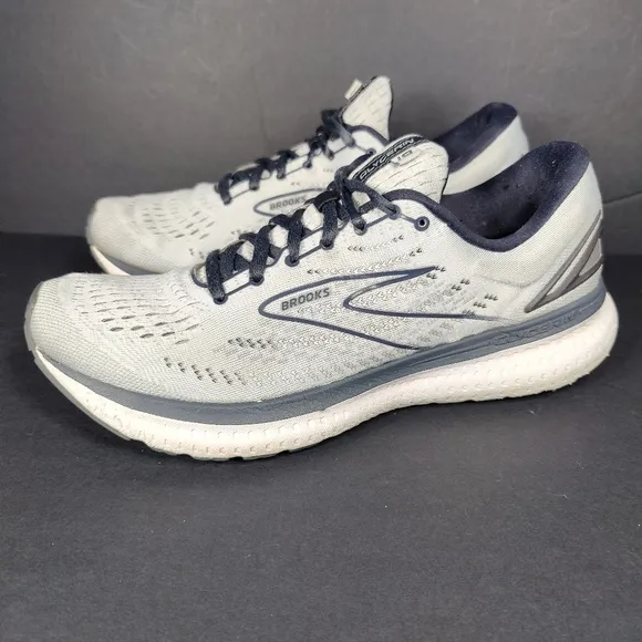 Brooks Glycerin 19 Women's Athletic Sneaker Cool Gray White Running Shoe Size 11