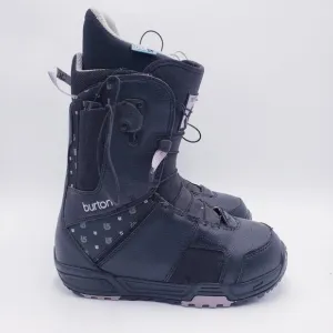 Burton Mint Snowboard Boot Black Womens Size 7