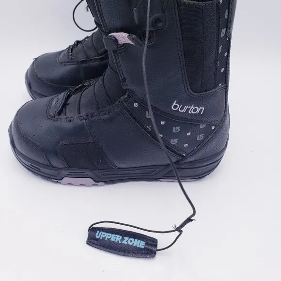 Burton Mint Snowboard Boot Black Womens Size 7