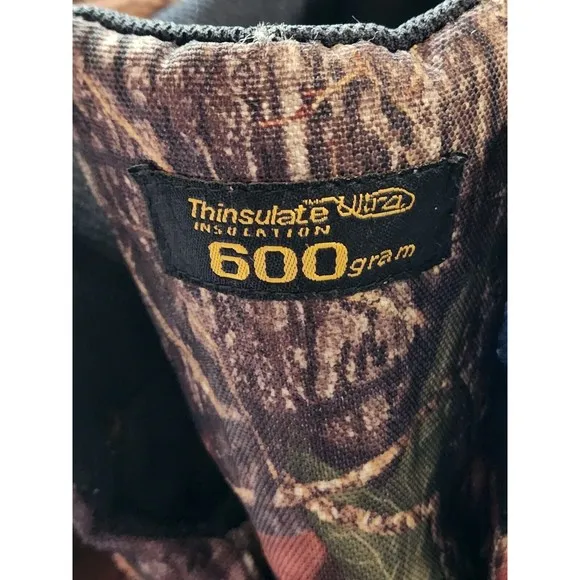Bushmaster Thinsulate Ultra Camo Boots Hunting Mens Size 6 Leather Upper