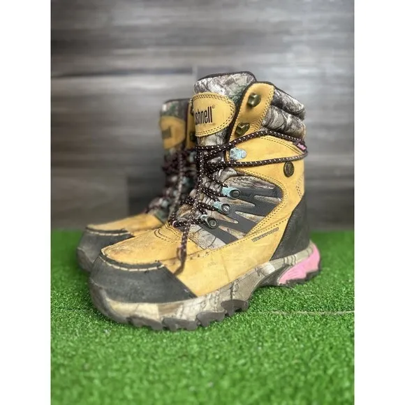 Bushnell Xlander Broon Mossy Hunting Boots Sz 7.5  M womens Scent Mask...