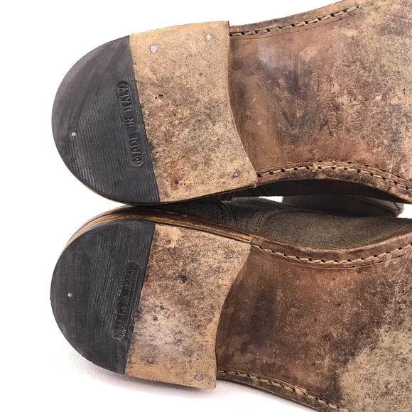 Buttero Gray Suede Leather Derby Dress Shoes EUR 42.5