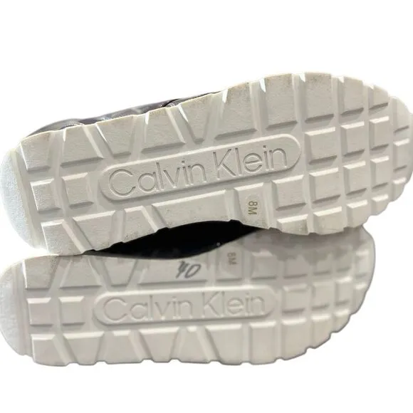 Calvin Klein Carlla athletic running shoes brown size 8