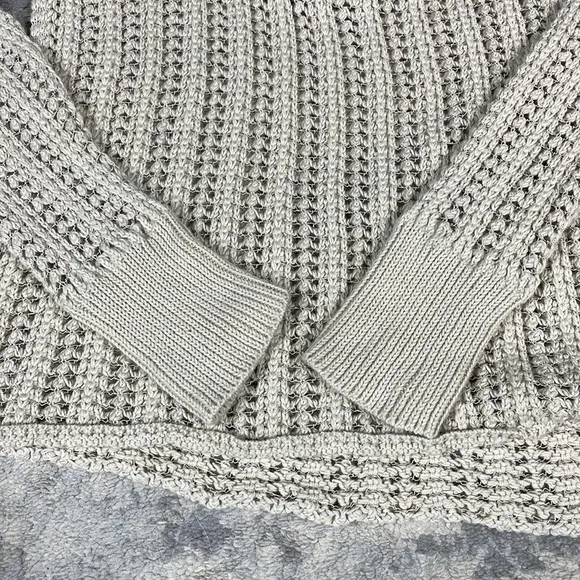 Calypso St Barth Varinka Oatmeal Beige Open Knit Sweater Sz S