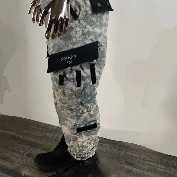Camo/BlackVest &amp; Pant Set