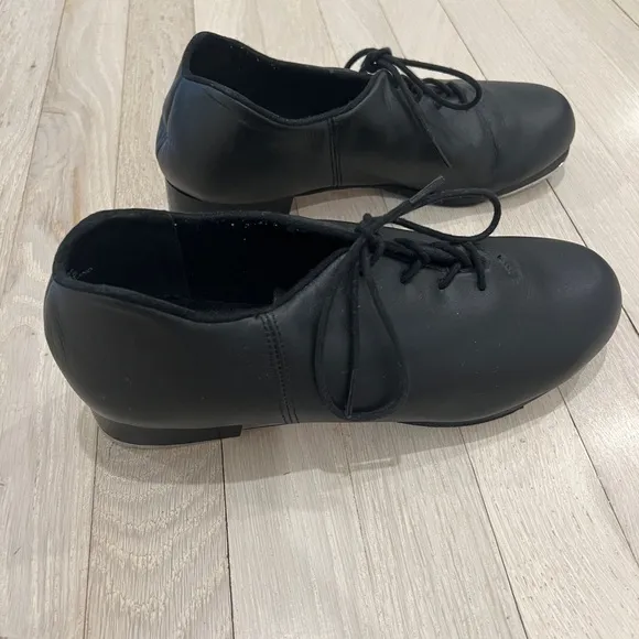 Capezio Cadence Black Tap Dance Shoes CG19 Size 10.5 M