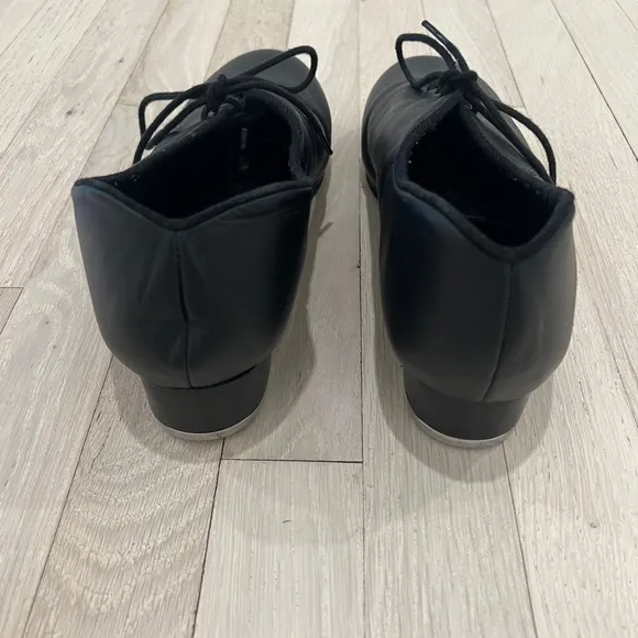 Capezio Cadence Black Tap Dance Shoes CG19 Size 10.5 M