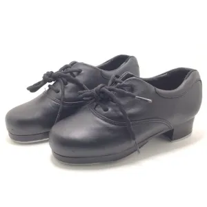 Capezio K543 Classic Stacked Black Tap Shoes Size 5.5M