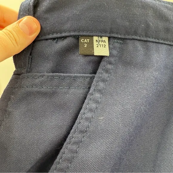 Carhartt FR Flame Resistant Straight Leg Pants Navy Blue Cat 2 NFPA 2112 Work