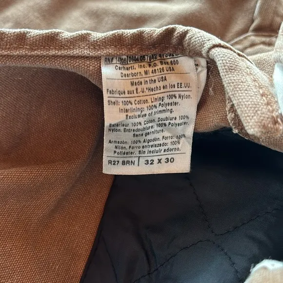 Carhartt Insulated Bibs