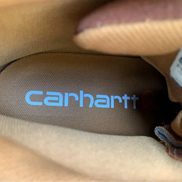 Carhartt Men's CMZ6340 Made In USA 6&quot; CompToe Brown Work Boot Size 14