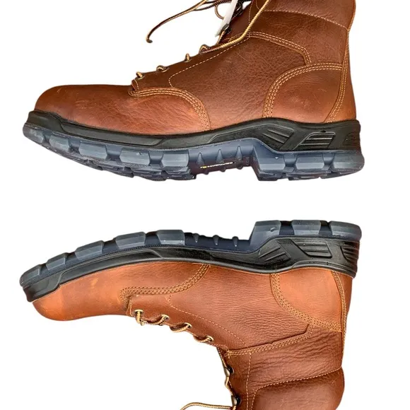Carhartt Men's CMZ6340 Made In USA 6&quot; CompToe Brown Work Boot Size 14