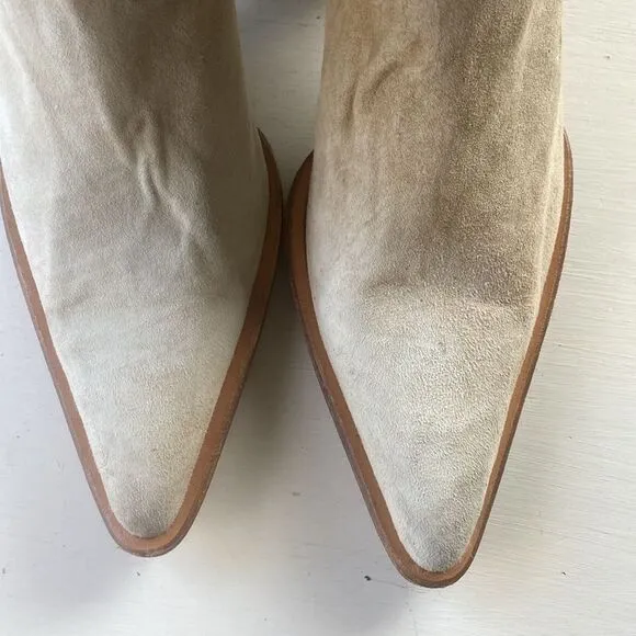 Carlos Falchi Boots| Carlos Falchi Boho Western Cowgirl All Leather Boots Size 8