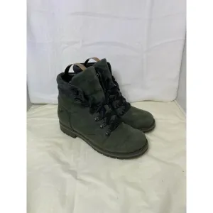 Chaco Cataluna Explorer Green Sz 7 Women's Leather Boots Morel