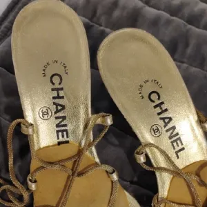 Chanel Gold Women's Shoes