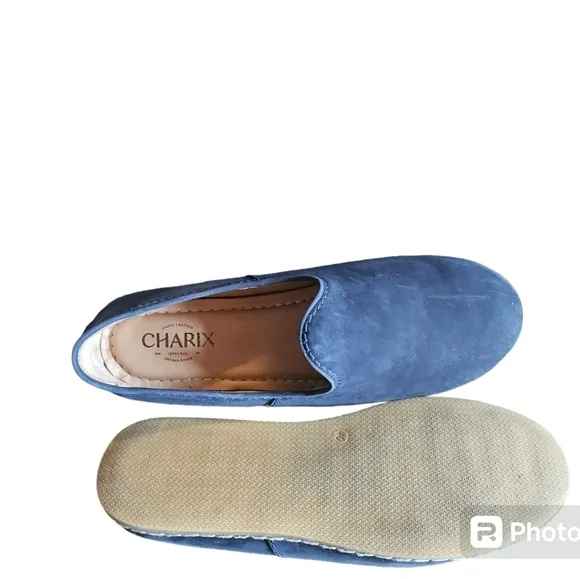CHARIX midnight blue slip on shoes
