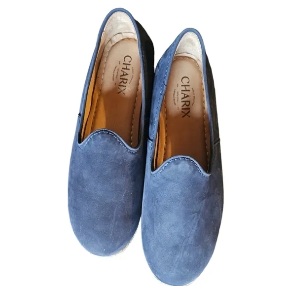 CHARIX midnight blue slip on shoes