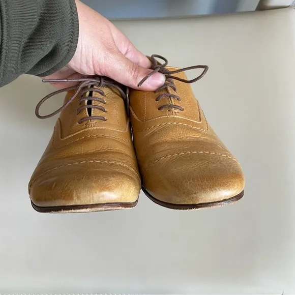 Chausser Women’s Leather Oxfords Made in Japan Size 36