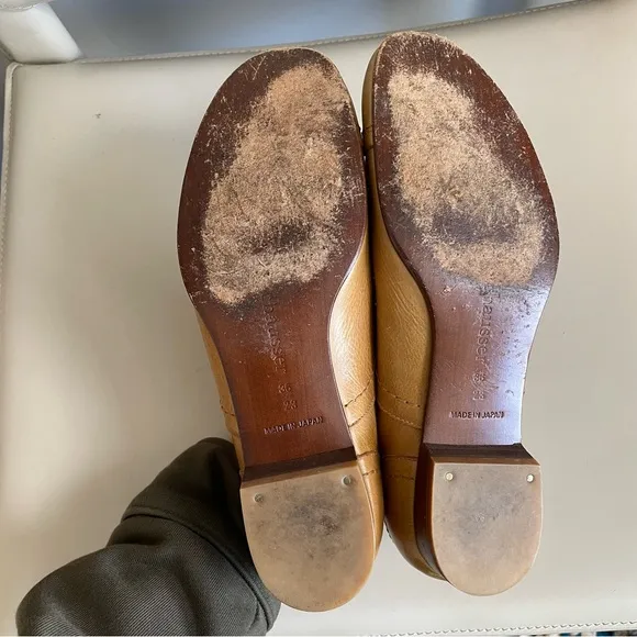 Chausser Women’s Leather Oxfords Made in Japan Size 36