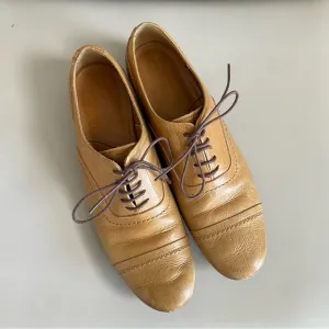 Chausser Women’s Leather Oxfords Made in Japan Size 36