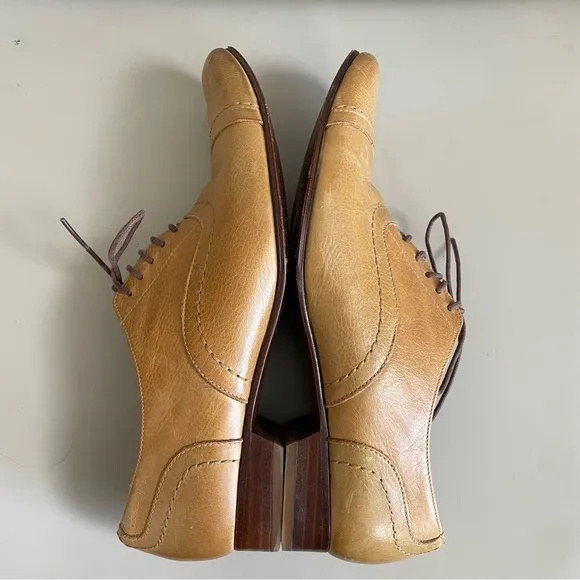 Chausser Women’s Leather Oxfords Made in Japan Size 36