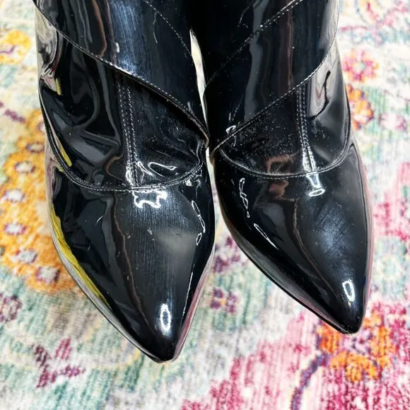 Chloe Gosselin Patent Leather Boots