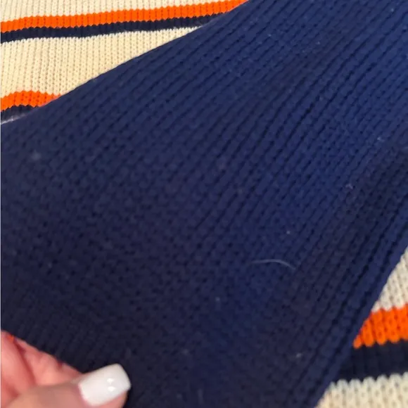 ✨CHRISTIAN DIOR TRICOTS Vintage 1970’s Striped Wool Blend Sweater Made in Italy