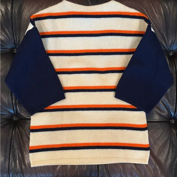 ✨CHRISTIAN DIOR TRICOTS Vintage 1970’s Striped Wool Blend Sweater Made in Italy