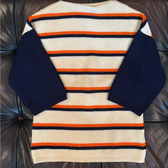 ✨CHRISTIAN DIOR TRICOTS Vintage 1970’s Striped Wool Blend Sweater Made in Italy