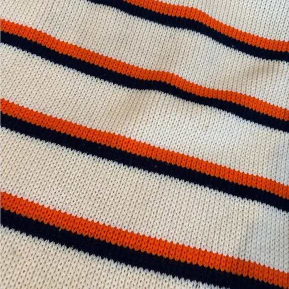 ✨CHRISTIAN DIOR TRICOTS Vintage 1970’s Striped Wool Blend Sweater Made in Italy