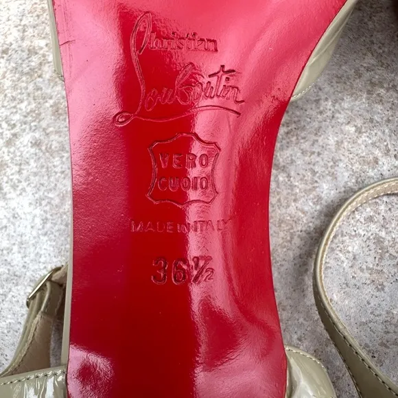 Christian Louboutin Women's  Peep-Toe Heels