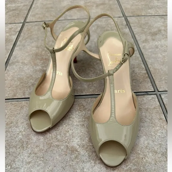 Christian Louboutin Women's  Peep-Toe Heels