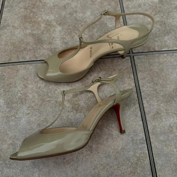 Christian Louboutin Women's  Peep-Toe Heels