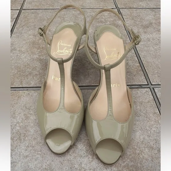 Christian Louboutin Women's  Peep-Toe Heels