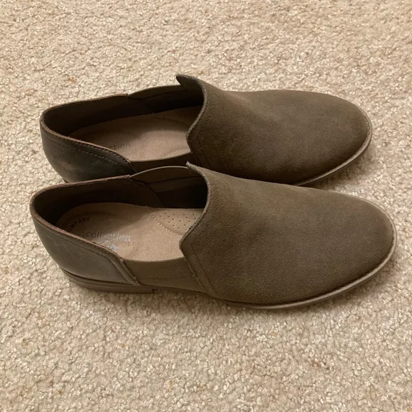 Clarks Cazmin Step Loafer, Low Boots, Booties, Suede, Brown Women’s, Size 9