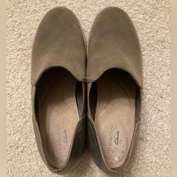 Clarks Cazmin Step Loafer, Low Boots, Booties, Suede, Brown Women’s, Size 9