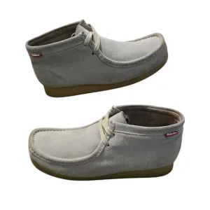 Clarks Stinson Mens Chukka Boots Sand Leather Suede Moc Toe Shoes US Size 10 M